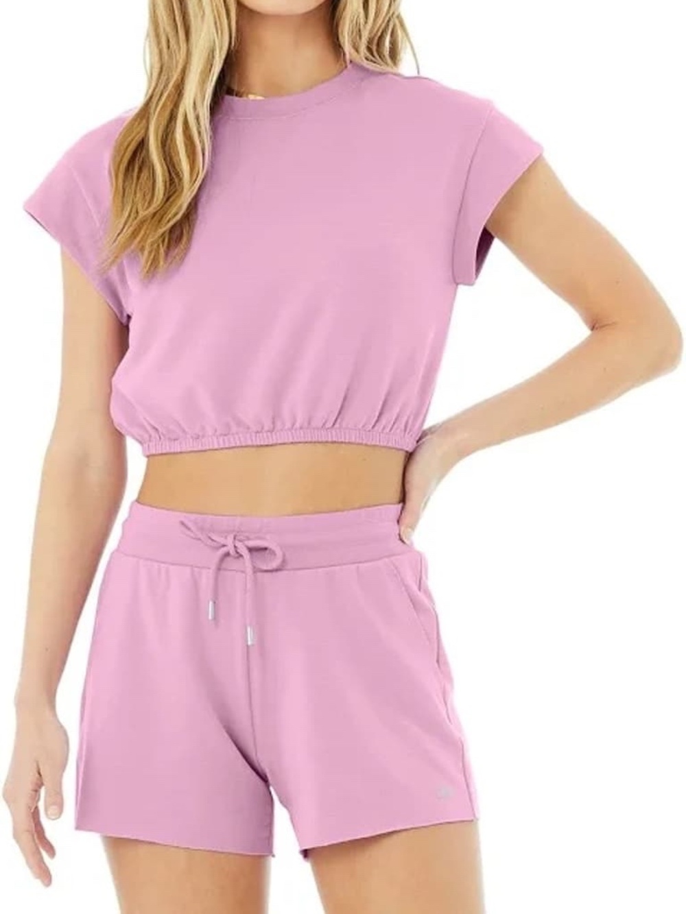 Alo Yoga Dreamy Short - Pink Lavender